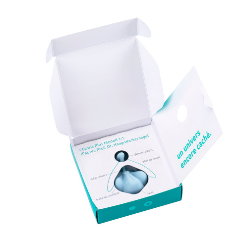 Clitoris taille réelle bleu description packaging