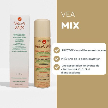 Vea Spray Huile sèche, Vea olio, Huile de vitamine