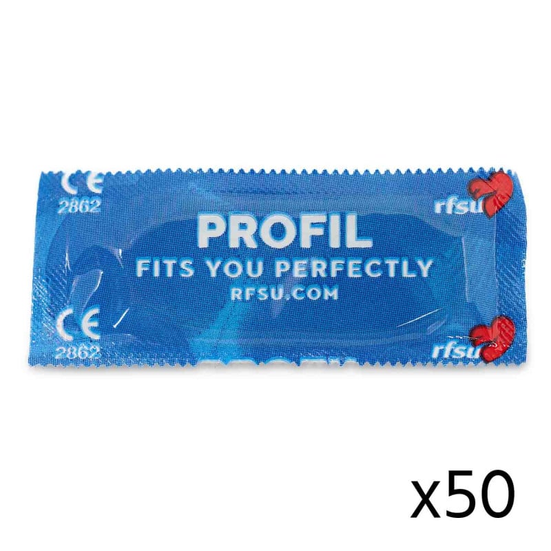 Préservatifs lisses en latex Profil x50