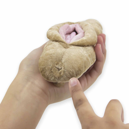 modèle de vagin féminin en peluche anus pointé
