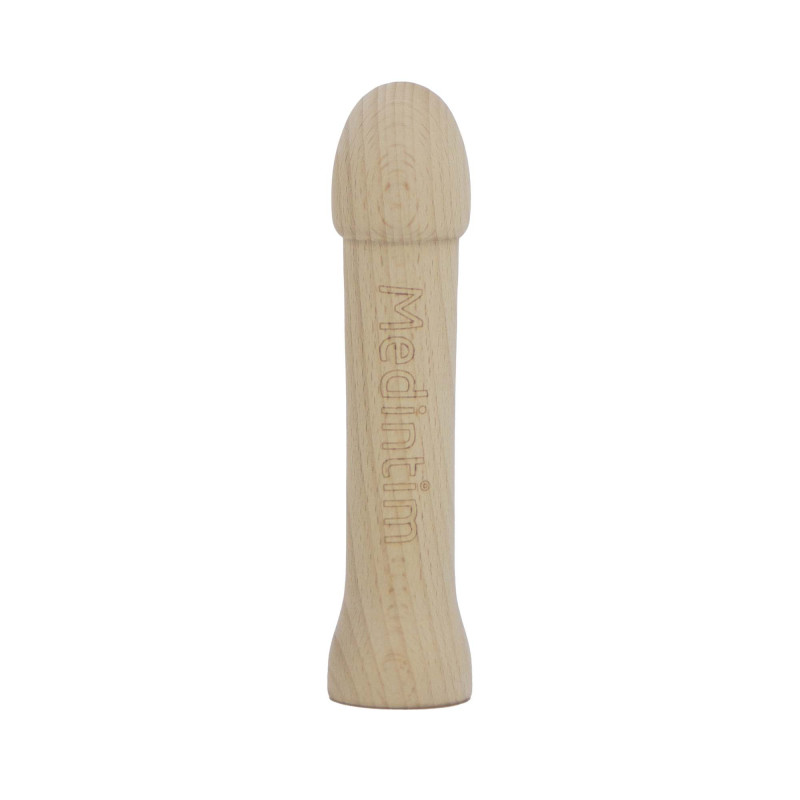 Modèle de pénis en bois pour poser un préservatif masculin