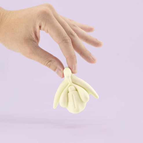 modèle éducatif de clitoris à taille réelle crème dimensions
