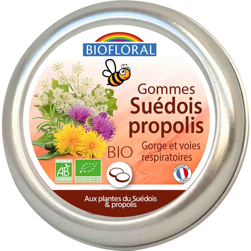 Gommes Suédois à la Propolis Bio