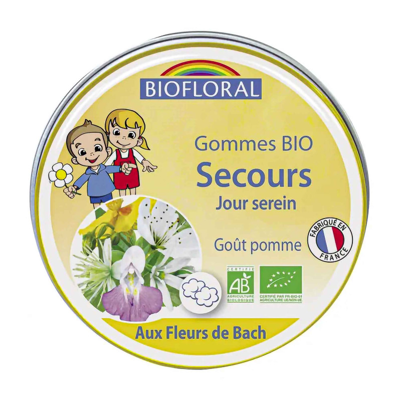 Gommes Secours Jour serein Kids Bio