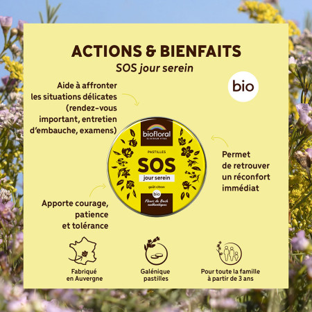 SOS Pastilles Jour Serein bio