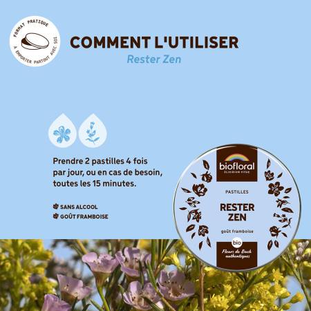 Pastilles Rester Zen Bio