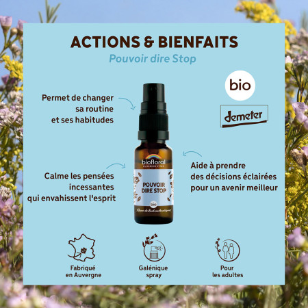 Spray Pouvoir dire stop Bio