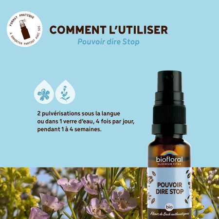 Spray Pouvoir dire stop Bio