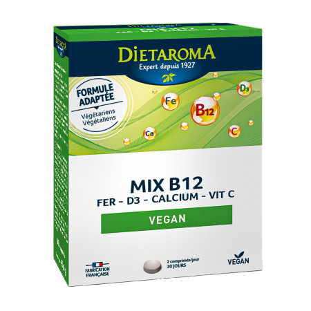 Mix B12 Fer-D3-Calcium-VitC