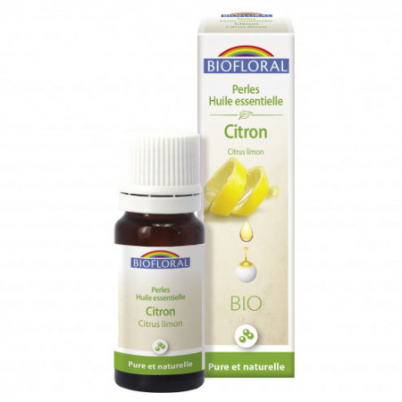 Perles d'huile essentielle Citron