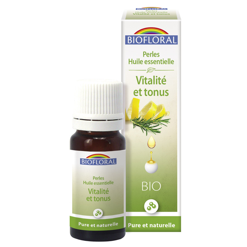 Perles d'huiles essentielles Vitalité et Tonus