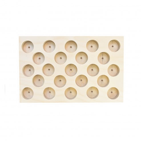 Plateau pour rangement de 23 flacons