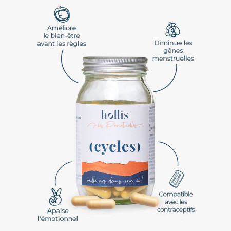Complément alimentaire Cycles Hollis description composition ingrédients
