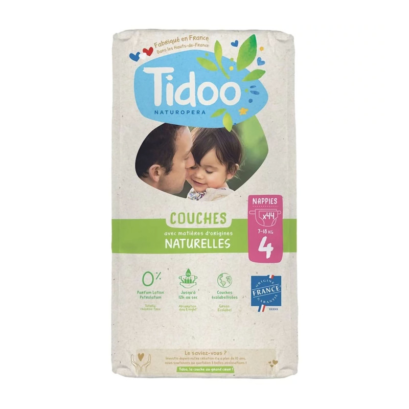 Couches naturelles Tidoo T4 | 7-18 kg