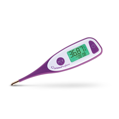 Thermomètre basal connecté mySense de cyclotest pour la symptothermie