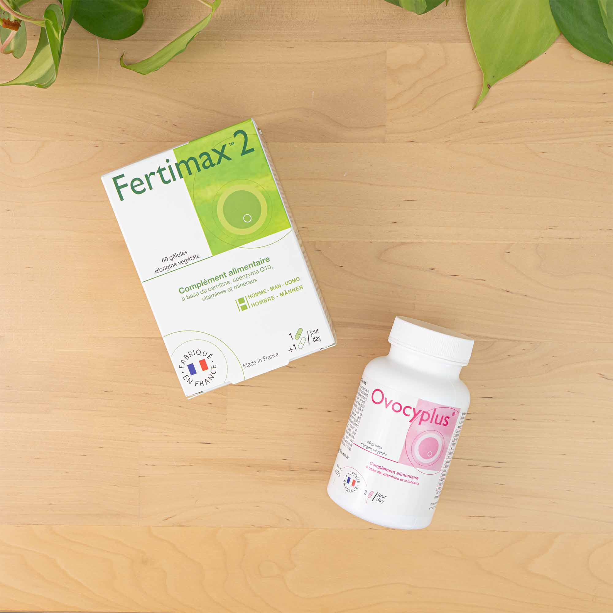 Duo complémentaires alimentaires fertilité Homme/Femme